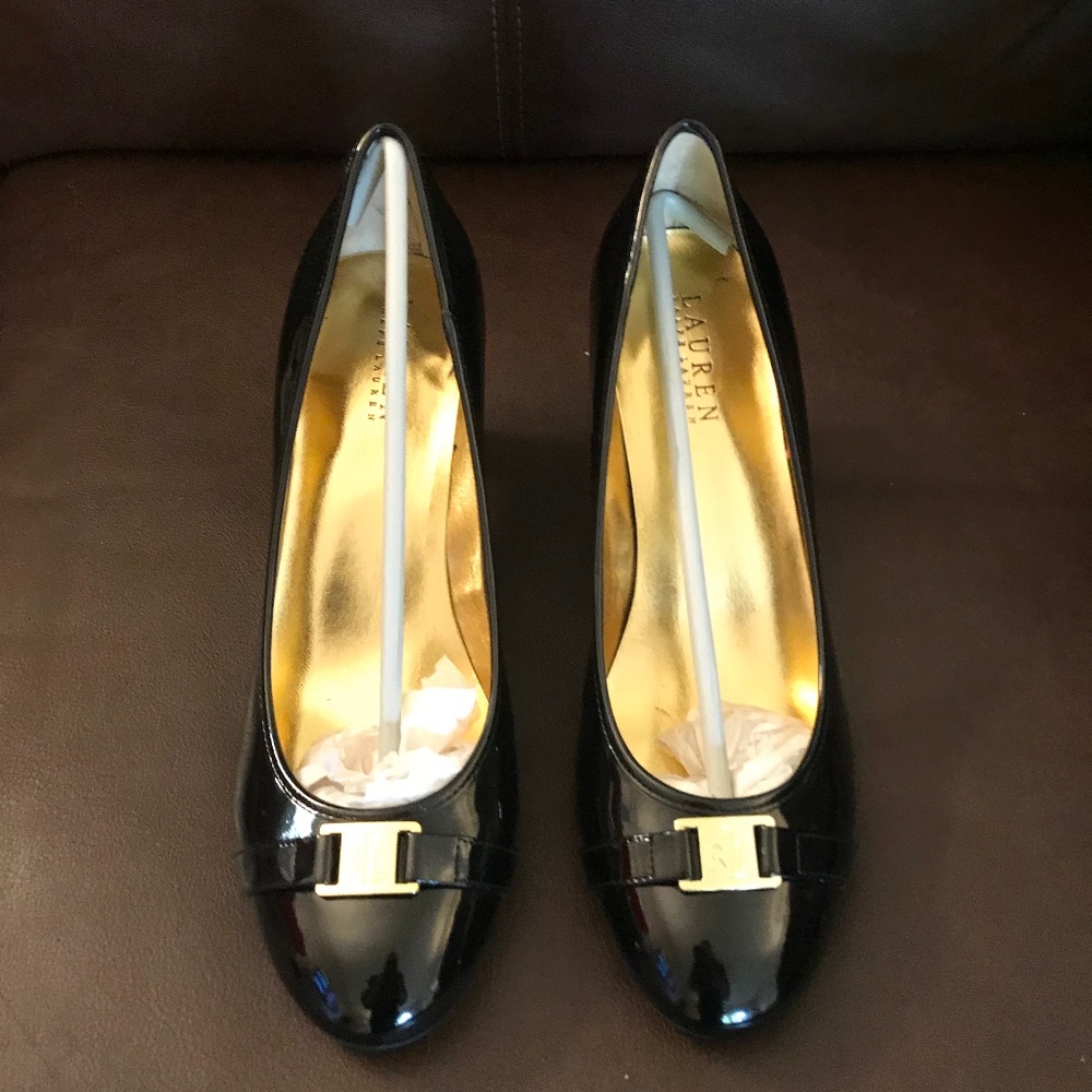 Ralph Lauren, Shelbi, Classic Patent Leather Pump